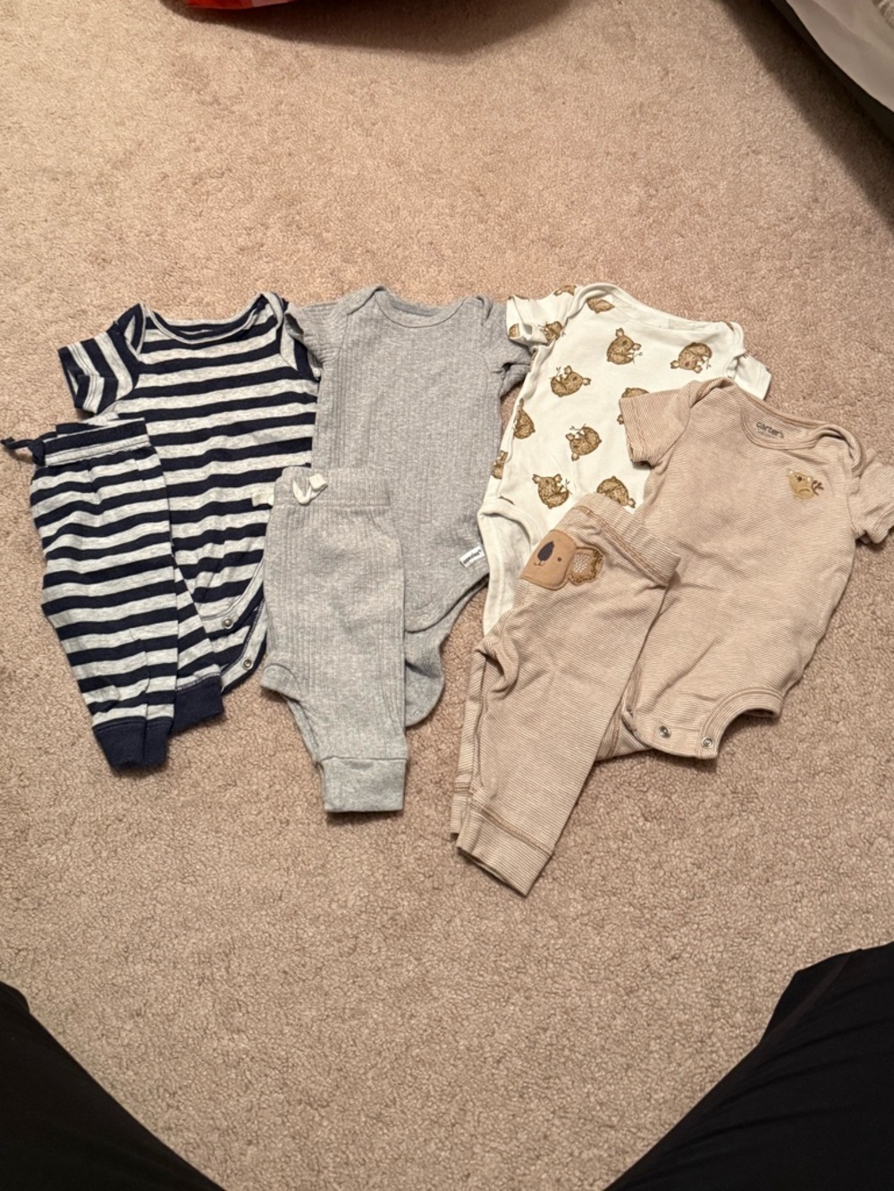Infant Bodysuit & Pants Sets- 0-3months